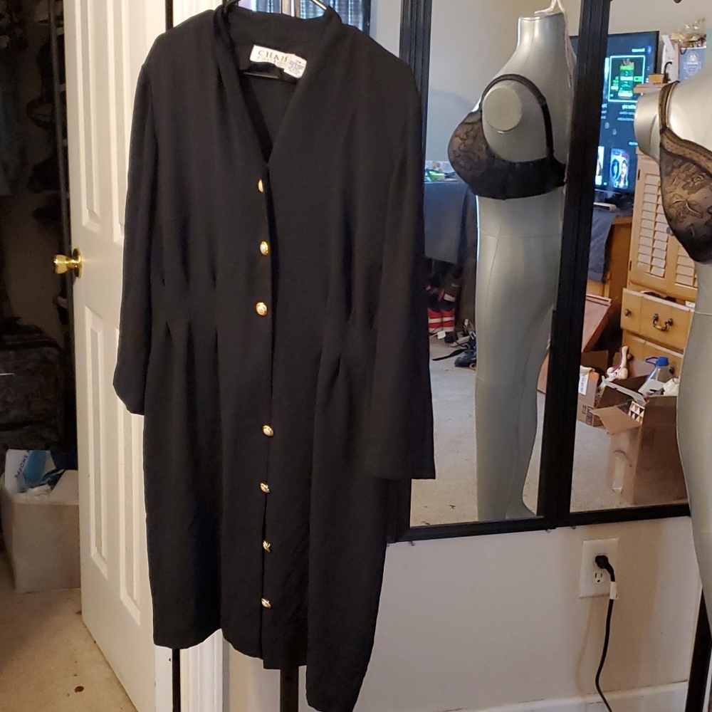 Black formal church dress